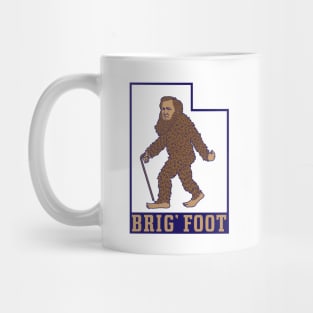 Brig' Foot in Utah (Blue Outline) Mug